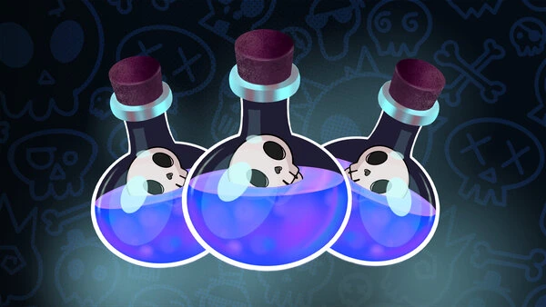 CroSkull Blue Potions